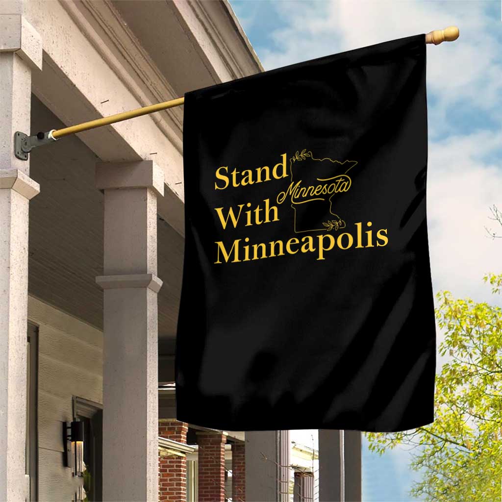Stand With Minneapolis Garden Flag Community And Social Justice Gift TS12 Print Your Wear