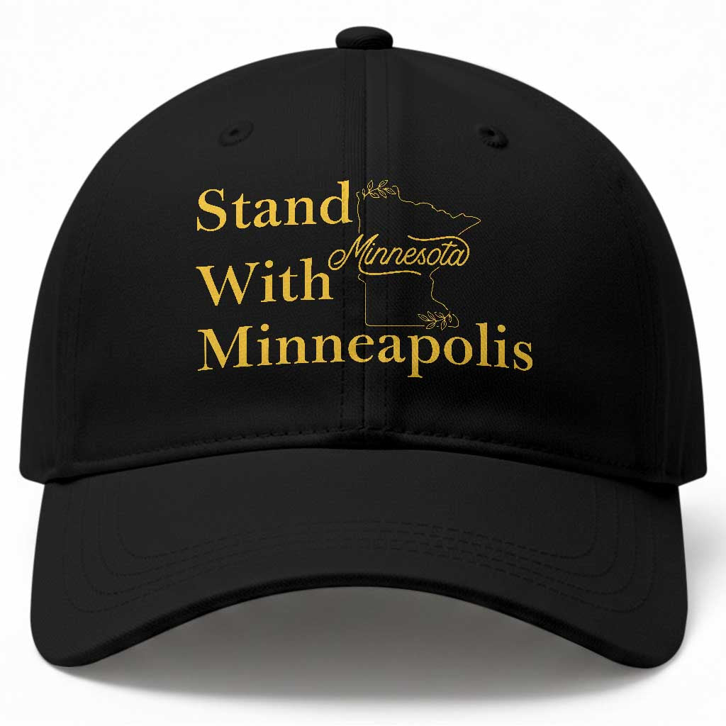 Stand With Minneapolis Baseball Cap Community And Social Justice Gift TS12 Print Your Wear