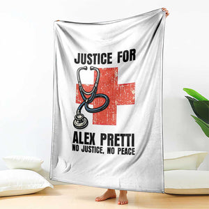 Justice For Alex Pretti Throw Blanket Minneapolis Support Gift TS12 Print Your Wear