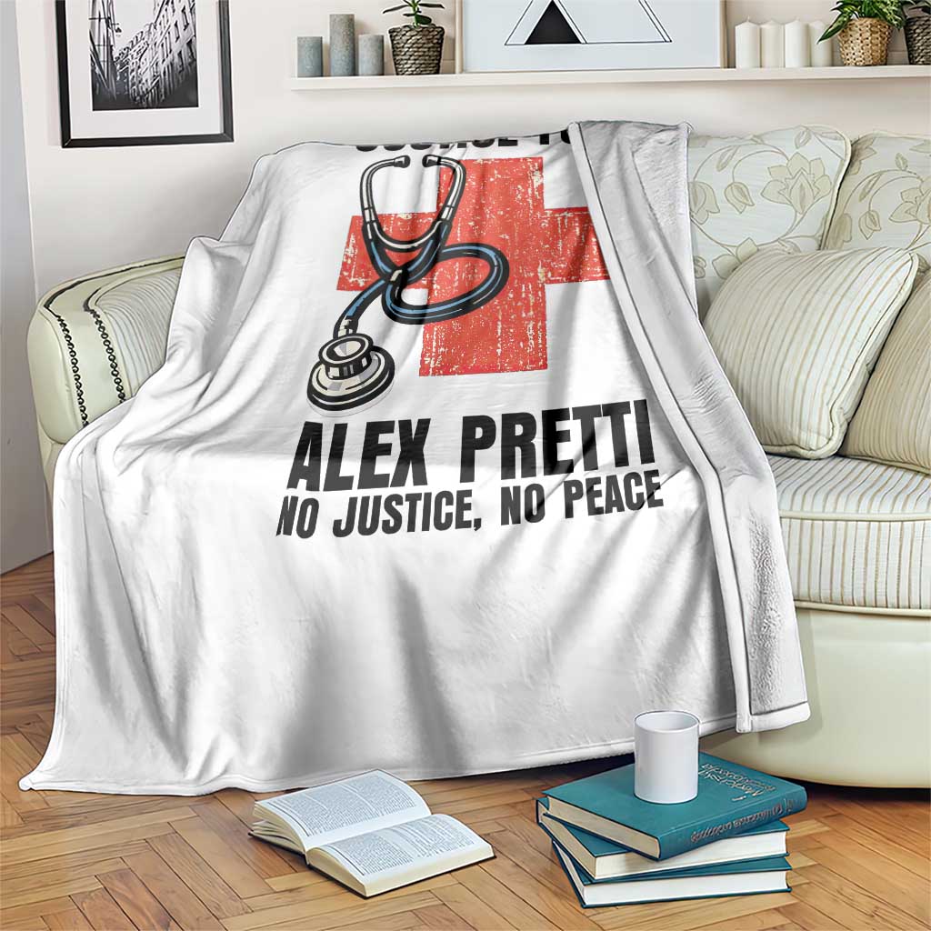 Justice For Alex Pretti Throw Blanket Minneapolis Support Gift TS12 Print Your Wear