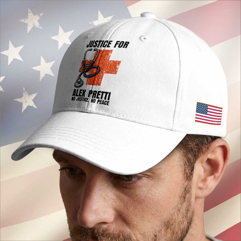 Justice For Alex Pretti Baseball Cap Minneapolis Support Gift TS12 Print Your Wear