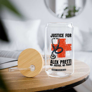 Justice For Alex Pretti Glass Can Minneapolis Support Gift TS12 Print Your Wear