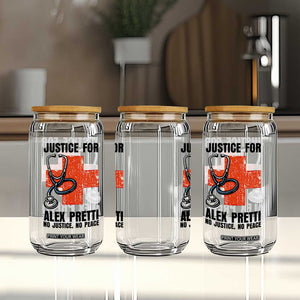 Justice For Alex Pretti Glass Can Minneapolis Support Gift TS12 Print Your Wear