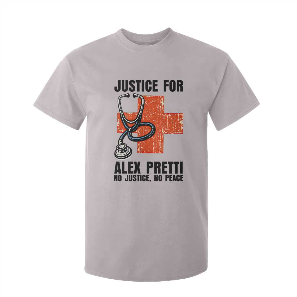Justice For Alex Pretti T Shirt For Kid Minneapolis Support Gift TS12 Ice Gray Print Your Wear