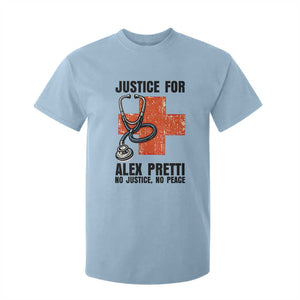 Justice For Alex Pretti T Shirt For Kid Minneapolis Support Gift TS12 Light Blue Print Your Wear