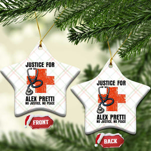 Justice For Alex Pretti Ceramic Ornament Minneapolis Support Gift TS12 Print Your Wear