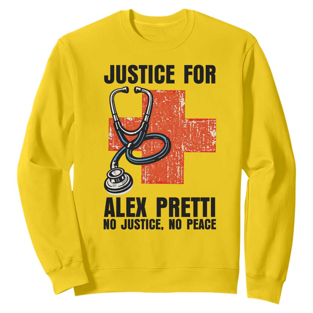 Justice For Alex Pretti Sweatshirt Minneapolis Support Gift TS12 Daisy Print Your Wear