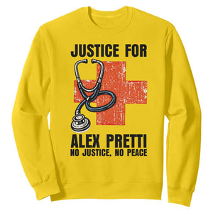 Justice For Alex Pretti Sweatshirt Minneapolis Support Gift TS12 Daisy Print Your Wear