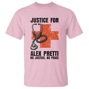 Justice For Alex Pretti T Shirt Minneapolis Support Gift TS12 Light Pink Print Your Wear
