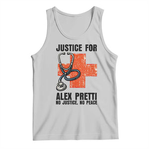 Justice For Alex Pretti Tank Top Minneapolis Support Gift TS12 Ash Print Your Wear