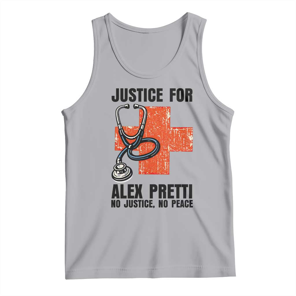 Justice For Alex Pretti Tank Top Minneapolis Support Gift TS12 Athletic Heather Print Your Wear