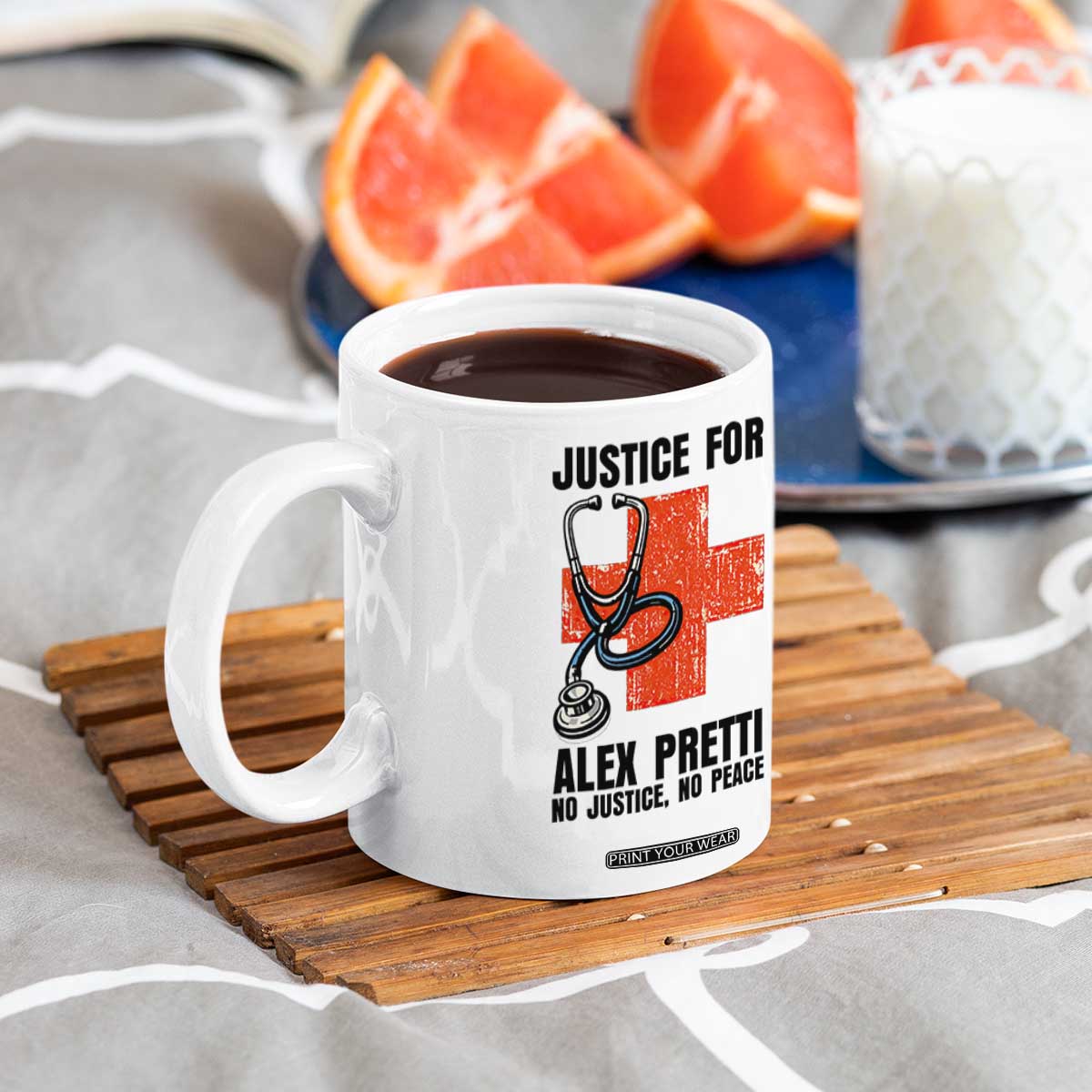 Justice For Alex Pretti Coffee Mug Minneapolis Support Gift TS12 Print Your Wear