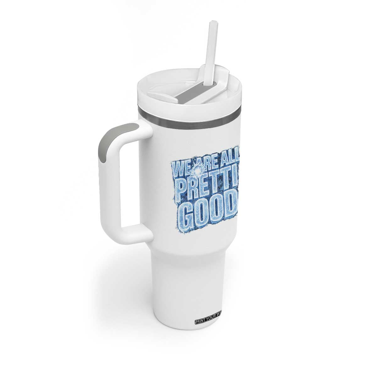 We Are All Pretti Good Tumbler With Handle Justice And Solidarity Support Gift TS12 Print Your Wear