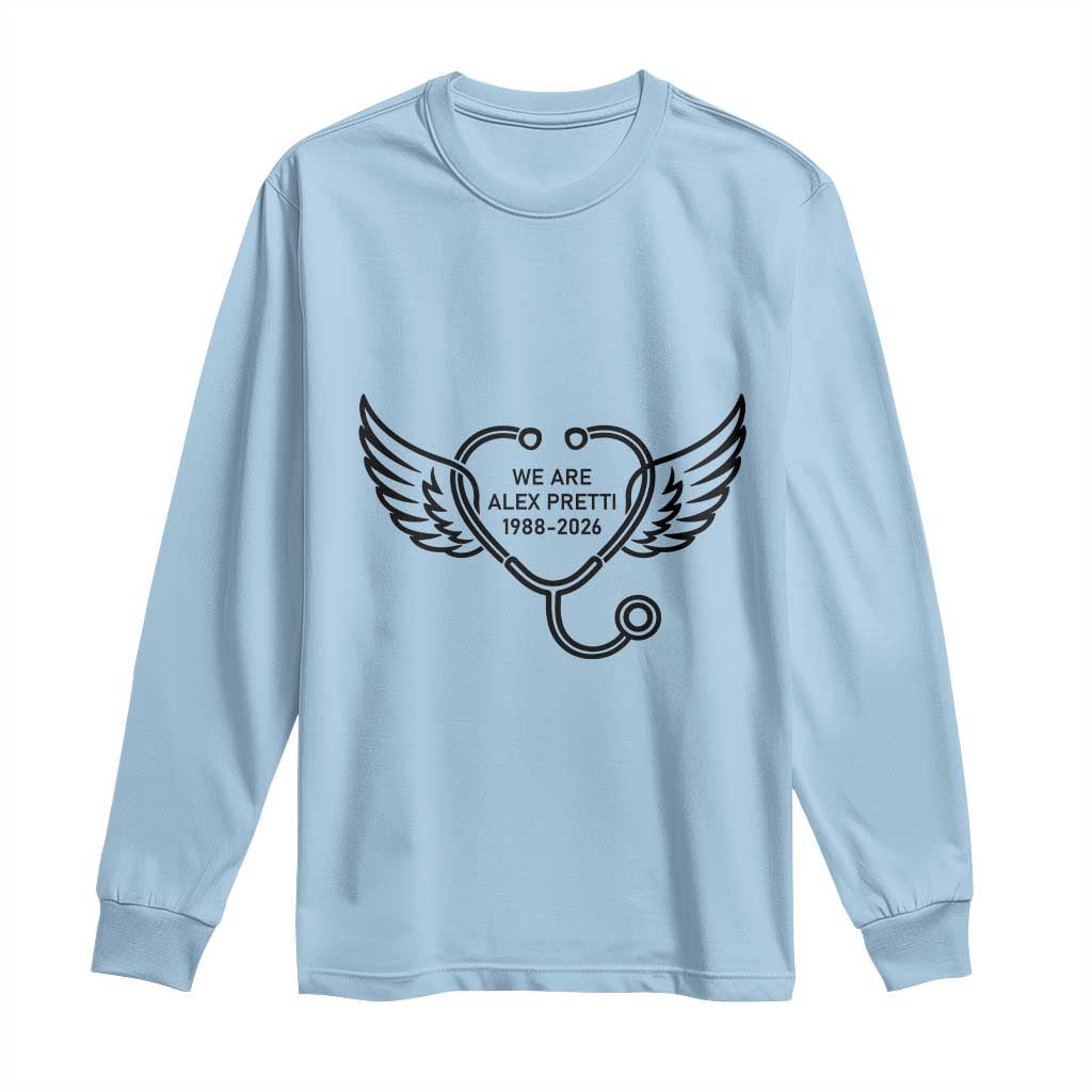 We Are All Pretti Good Long Sleeve Shirt We Are All Pretti Good TS12 Light Blue Print Your Wear