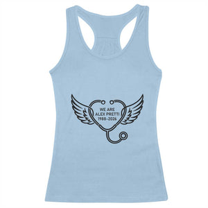 We Are All Pretti Good Racerback Tank Top We Are All Pretti Good TS12 Light Blue Print Your Wear