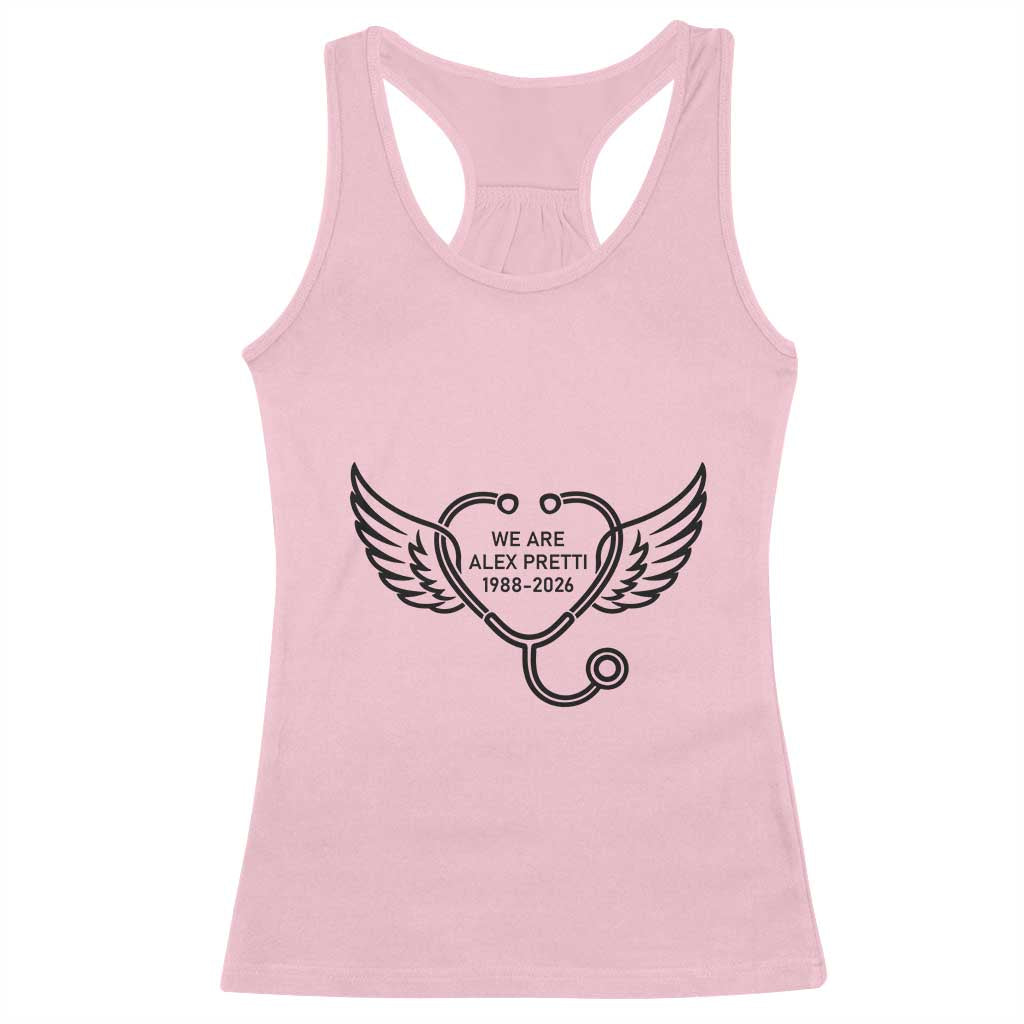 We Are All Pretti Good Racerback Tank Top We Are All Pretti Good TS12 Light Pink Print Your Wear