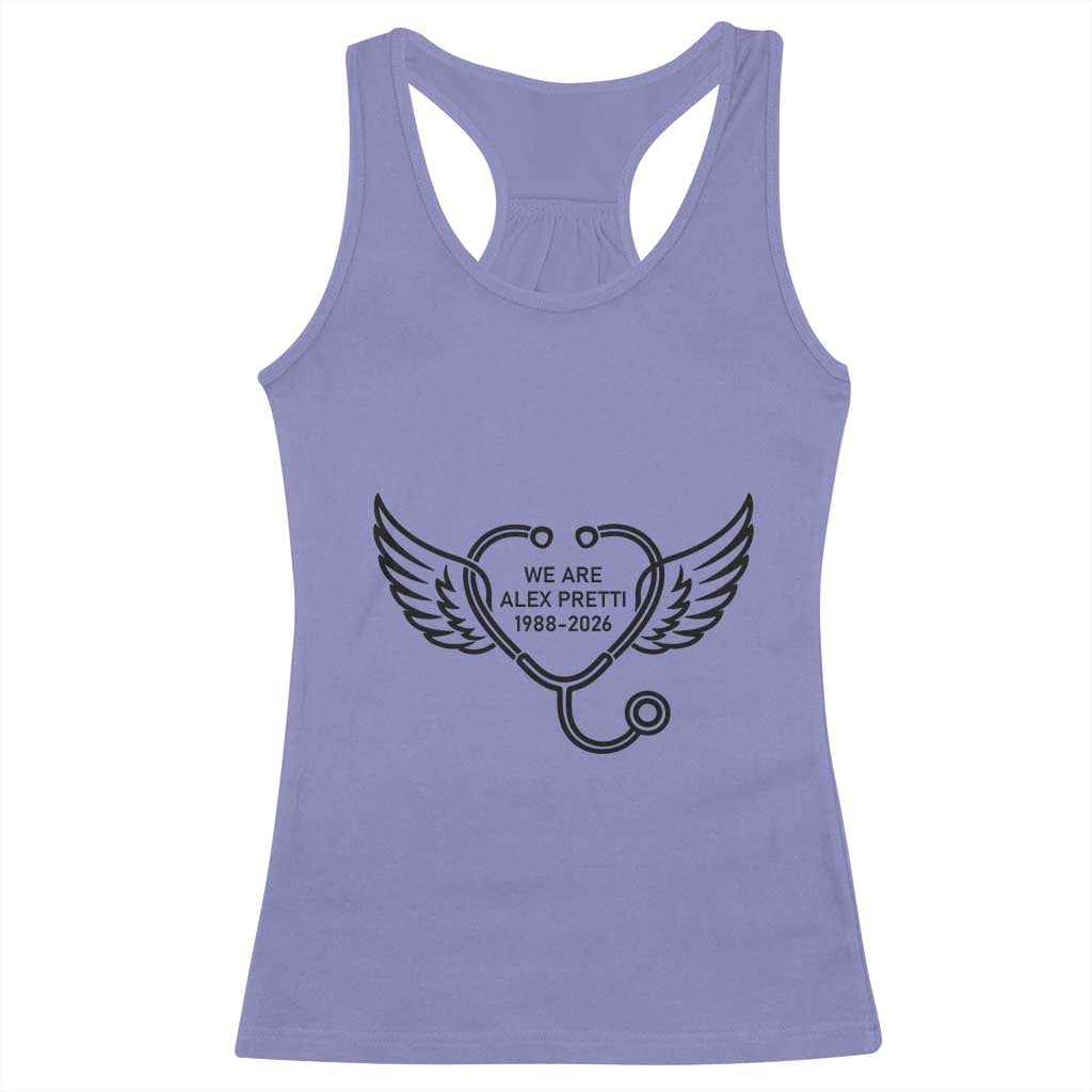 We Are All Pretti Good Racerback Tank Top We Are All Pretti Good TS12 Violet Print Your Wear