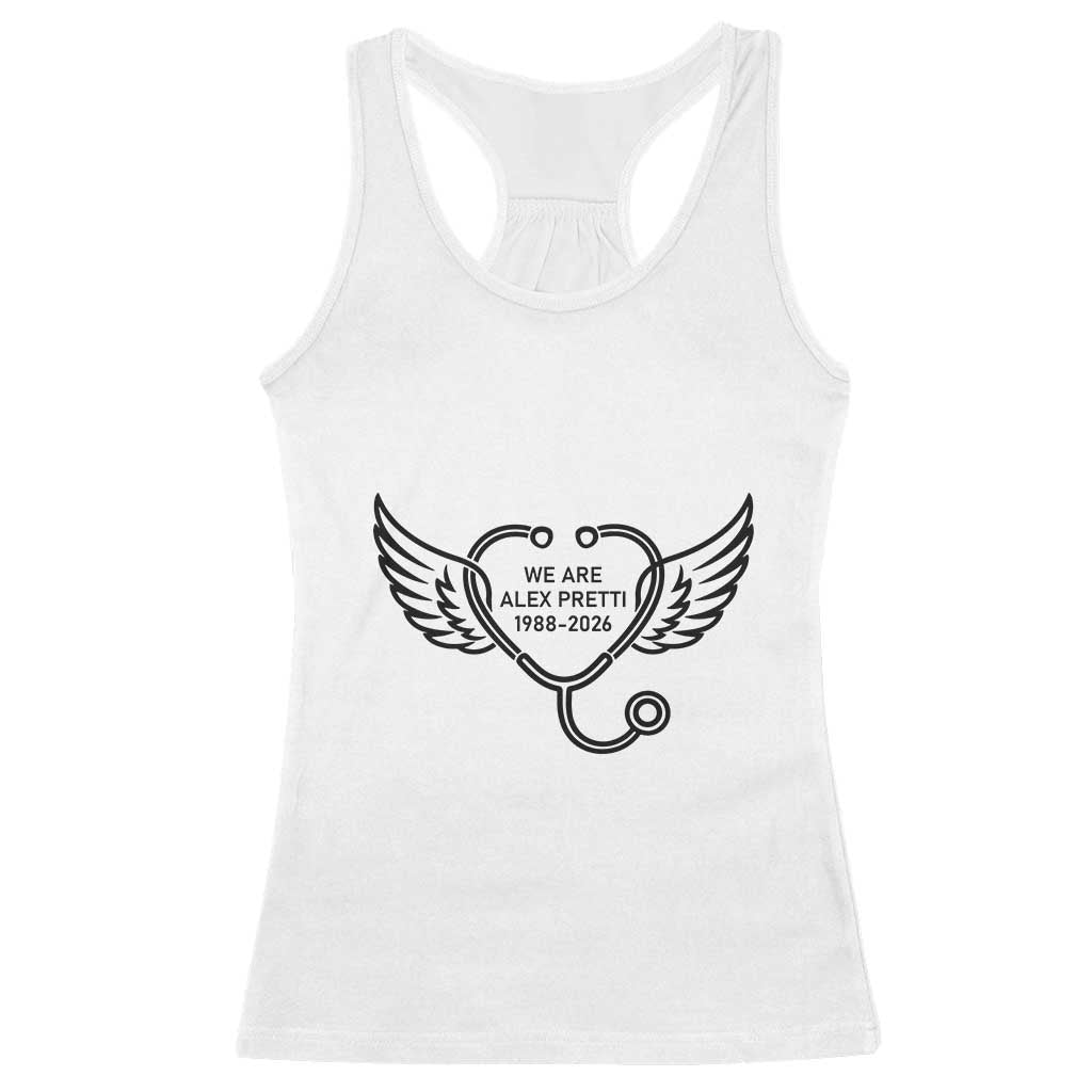 We Are All Pretti Good Racerback Tank Top We Are All Pretti Good TS12 White Print Your Wear