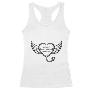 We Are All Pretti Good Racerback Tank Top We Are All Pretti Good TS12 White Print Your Wear