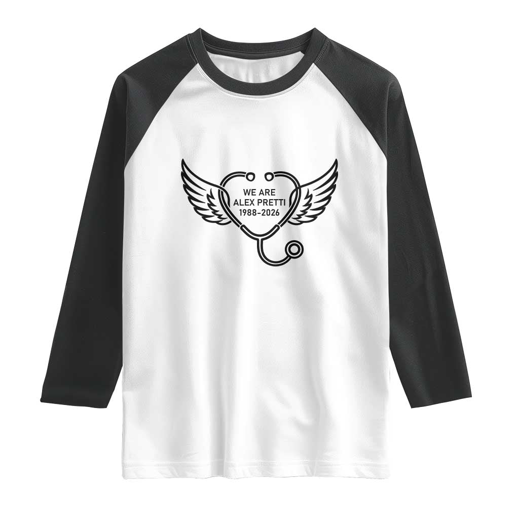 We Are All Pretti Good Raglan Shirt We Are All Pretti Good TS12 White Black Print Your Wear