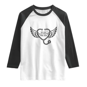 We Are All Pretti Good Raglan Shirt We Are All Pretti Good TS12 White Black Print Your Wear