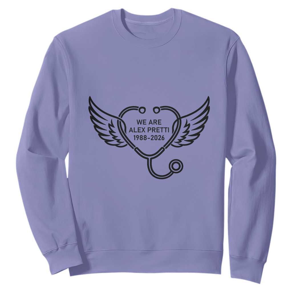 We Are All Pretti Good Sweatshirt We Are All Pretti Good TS12 Violet Print Your Wear
