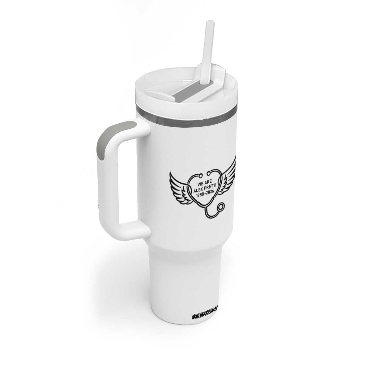 We Are All Pretti Good Tumbler With Handle We Are All Pretti Good TS12 Print Your Wear