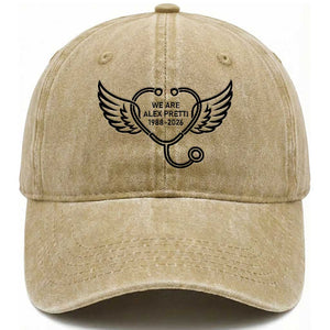 We Are All Pretti Good Washed Cotton Baseball Cap We Are All Pretti Good TS12 Print Your Wear