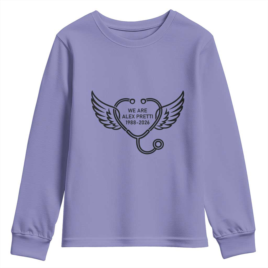We Are All Pretti Good Youth Sweatshirt We Are All Pretti Good TS12 Violet Print Your Wear