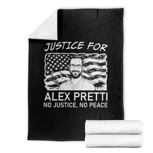 Minneapolis Strong Stand With Alex Throw Blanket Justice And Solidarity Support Gift TS12 Black Print Your Wear