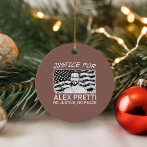 Minneapolis Strong Stand With Alex Ceramic Ornament Justice And Solidarity Support Gift TS12 1pc Mocha Print Your Wear