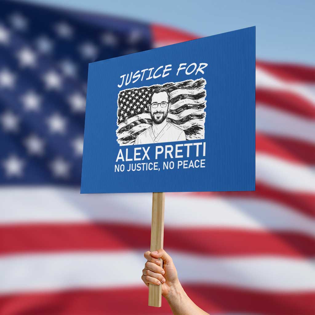 Minneapolis Strong Stand With Alex Protest Sign Justice And Solidarity Support Gift TS12 Horizontal 18