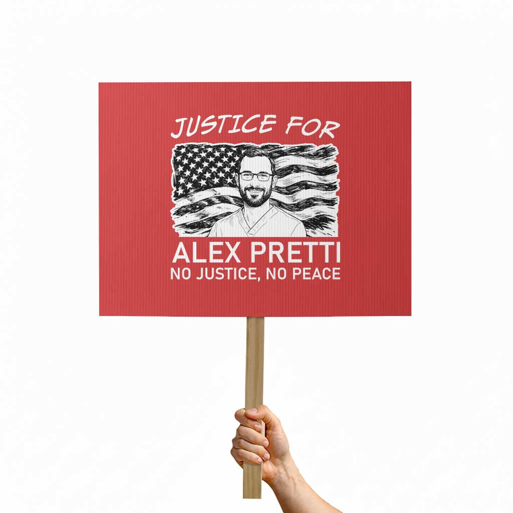 Minneapolis Strong Stand With Alex Protest Sign Justice And Solidarity Support Gift TS12 Horizontal 18