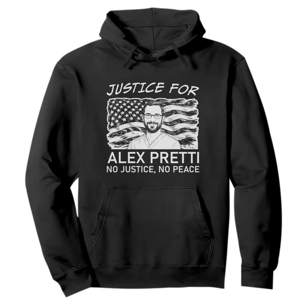 Minneapolis Strong Stand With Alex Hoodie Justice And Solidarity Support Gift TS12 Black Print Your Wear
