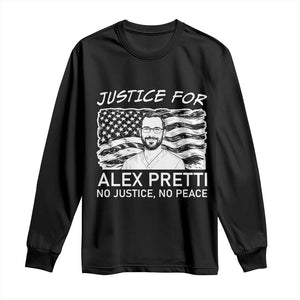 Minneapolis Strong Stand With Alex Long Sleeve Shirt Justice And Solidarity Support Gift TS12 Black Print Your Wear