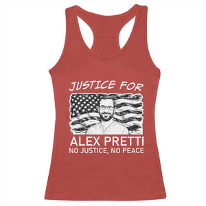 Minneapolis Strong Stand With Alex Racerback Tank Top Justice And Solidarity Support Gift TS12 Red Print Your Wear