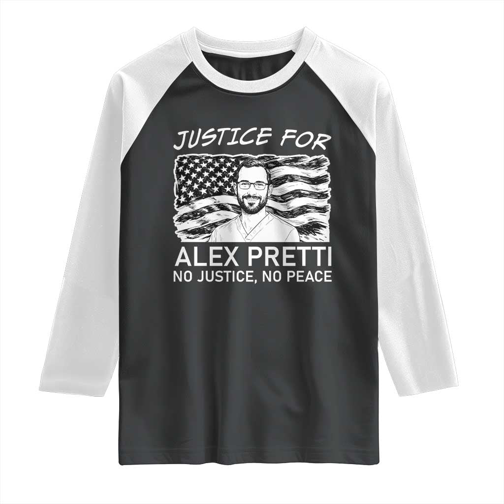 Minneapolis Strong Stand With Alex Raglan Shirt Justice And Solidarity Support Gift TS12 Black White Print Your Wear