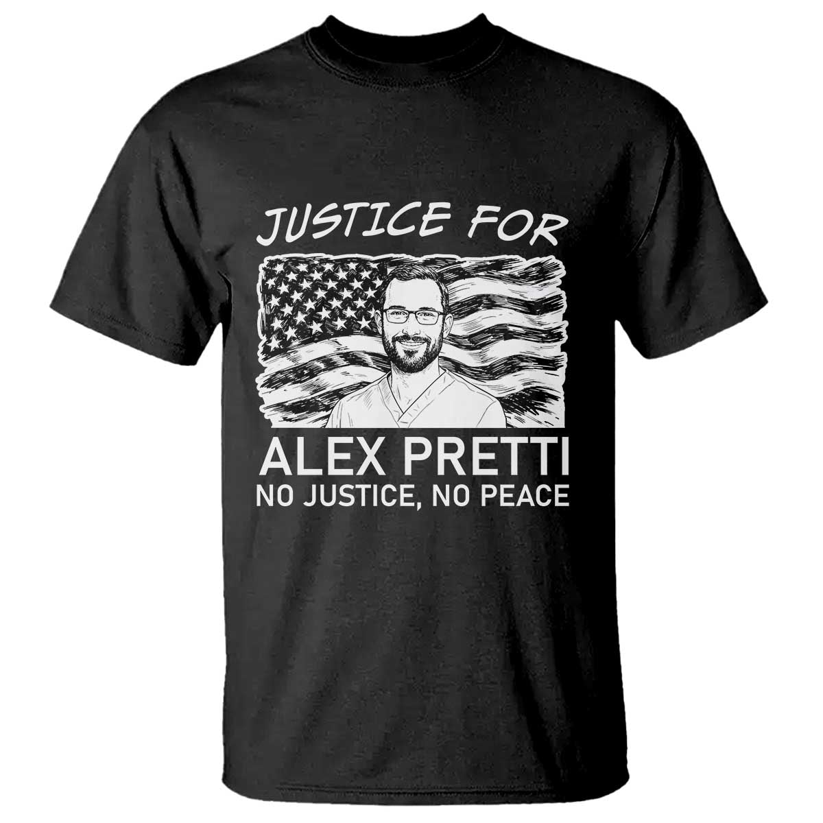 Minneapolis Strong Stand With Alex T Shirt Justice And Solidarity Support Gift TS12 Black Print Your Wear