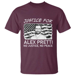 Minneapolis Strong Stand With Alex T Shirt Justice And Solidarity Support Gift TS12 Maroon Print Your Wear