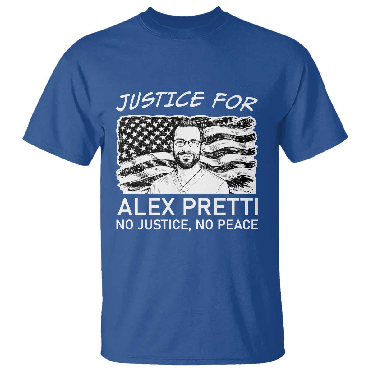 Minneapolis Strong Stand With Alex T Shirt Justice And Solidarity Support Gift TS12 Royal Blue Print Your Wear