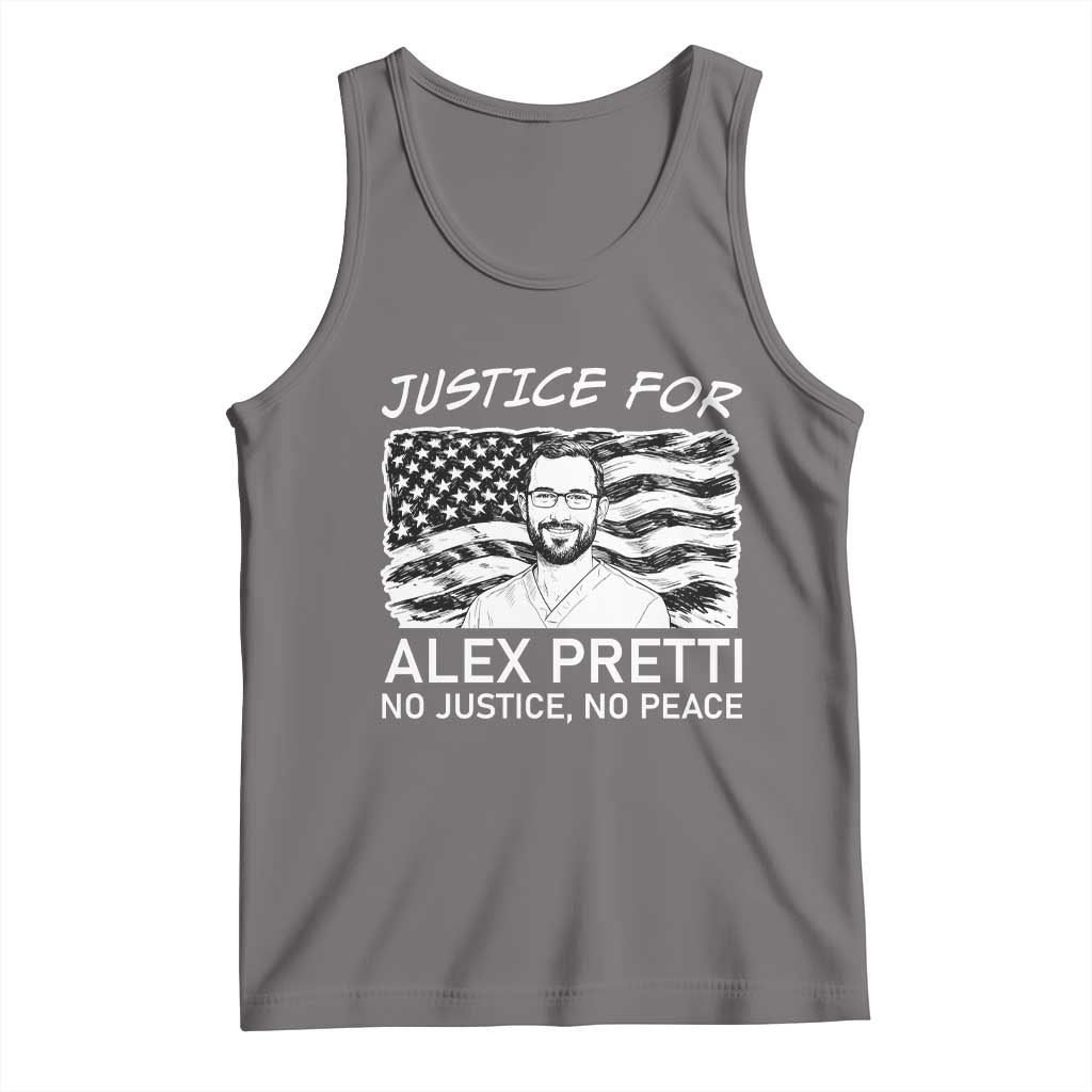Minneapolis Strong Stand With Alex Tank Top Justice And Solidarity Support Gift TS12 Deep Heather Print Your Wear