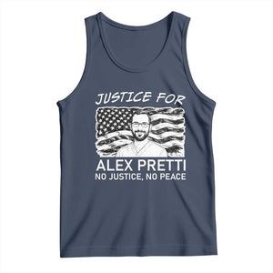 Minneapolis Strong Stand With Alex Tank Top Justice And Solidarity Support Gift TS12 Navy Print Your Wear