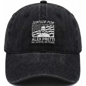 Minneapolis Strong Stand With Alex Washed Cotton Baseball Cap Justice And Solidarity Support Gift TS12 Print Your Wear