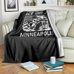 Ice Out Of Minneapolis Throw Blanket Minnesota Protest Support Gift TS12 Print Your Wear