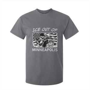 Ice Out Of Minneapolis T Shirt For Kid Minnesota Protest Support Gift TS12 Charcoal Print Your Wear