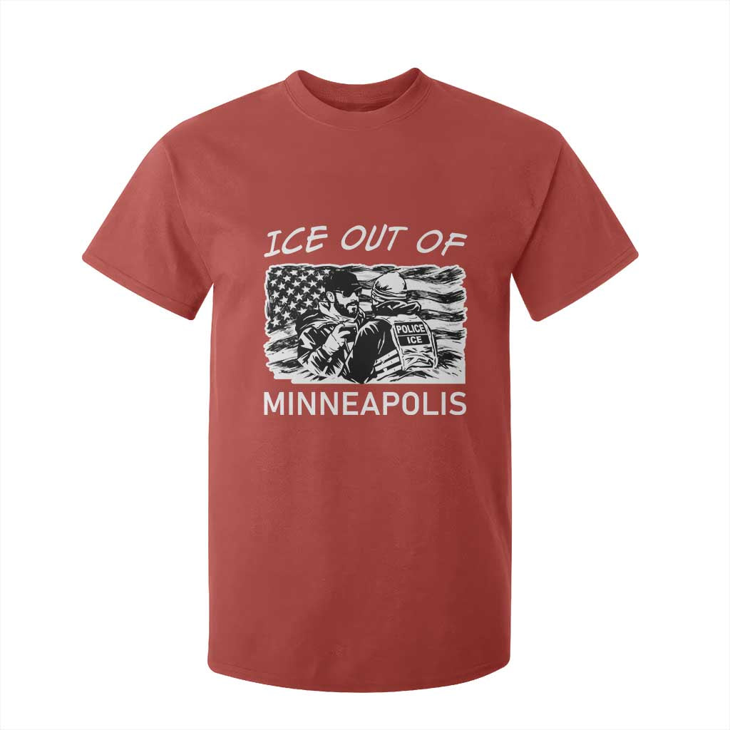 Ice Out Of Minneapolis T Shirt For Kid Minnesota Protest Support Gift TS12 Red Print Your Wear