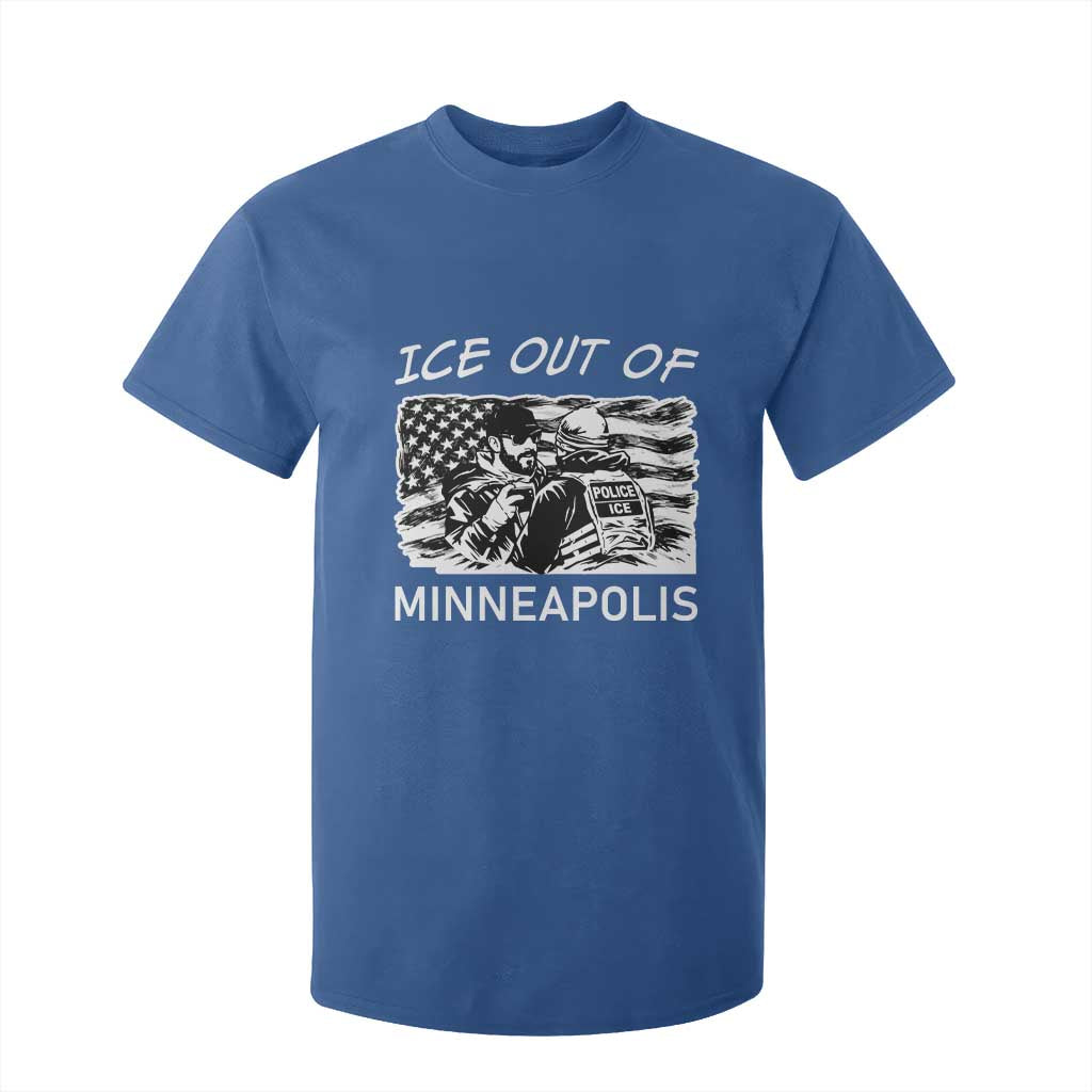 Ice Out Of Minneapolis T Shirt For Kid Minnesota Protest Support Gift TS12 Royal Blue Print Your Wear