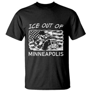 Ice Out Of Minneapolis T Shirt Minnesota Protest Support Gift TS12 Black Print Your Wear