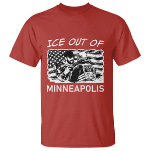 Ice Out Of Minneapolis T Shirt Minnesota Protest Support Gift TS12 Red Print Your Wear