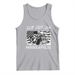 Ice Out Of Minneapolis Tank Top Minnesota Protest Support Gift TS12 Athletic Heather Print Your Wear